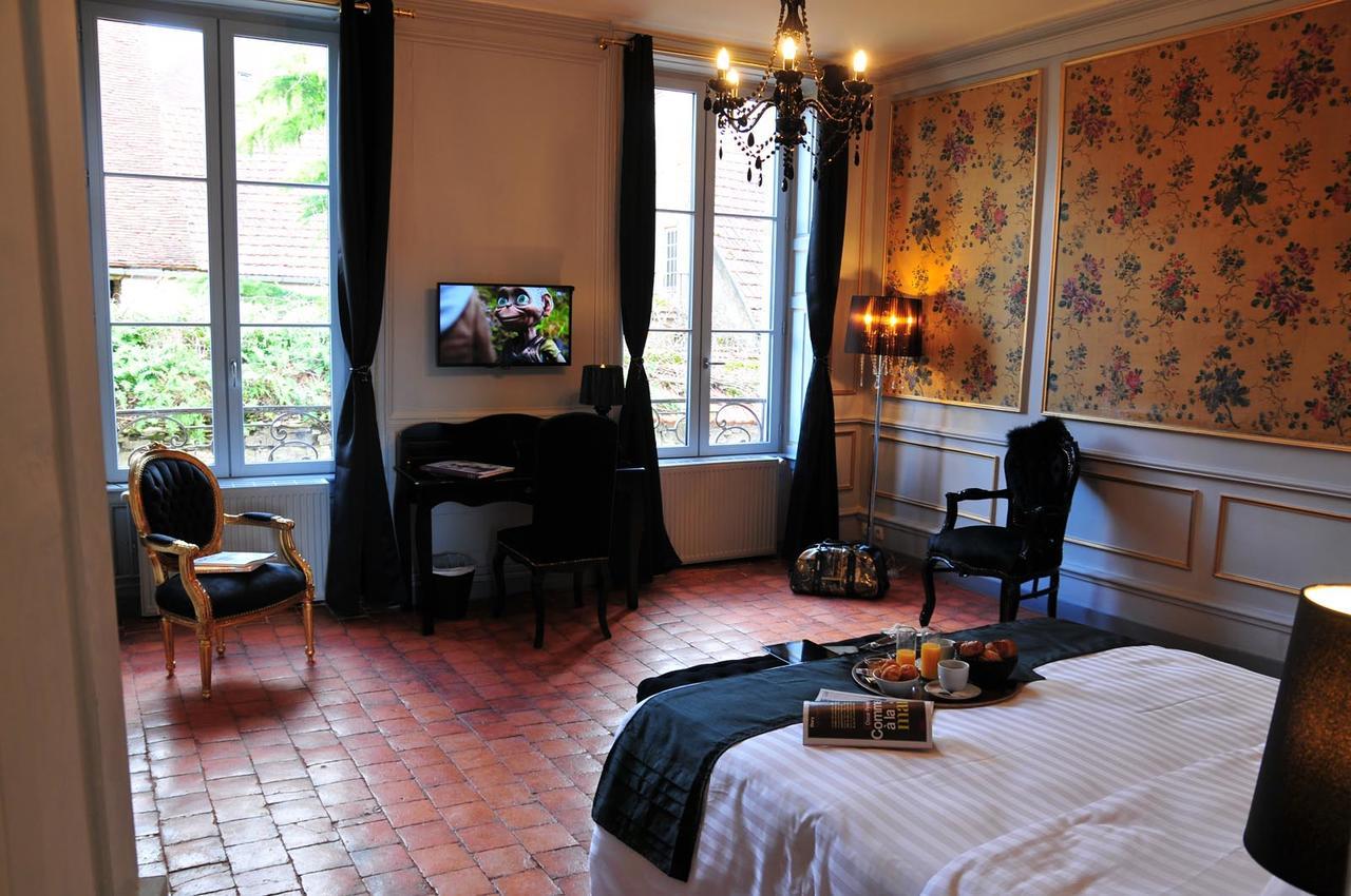 Les Glycines Vézelay Hotel Exterior foto